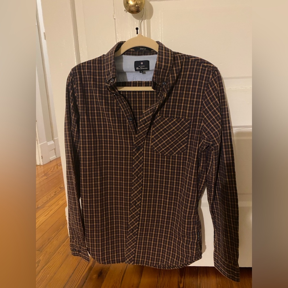 Ben Sherman button down long sleeve shirt - small